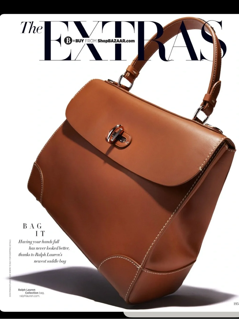 Ralph Lauren Collection Calfskin Tiffin 33